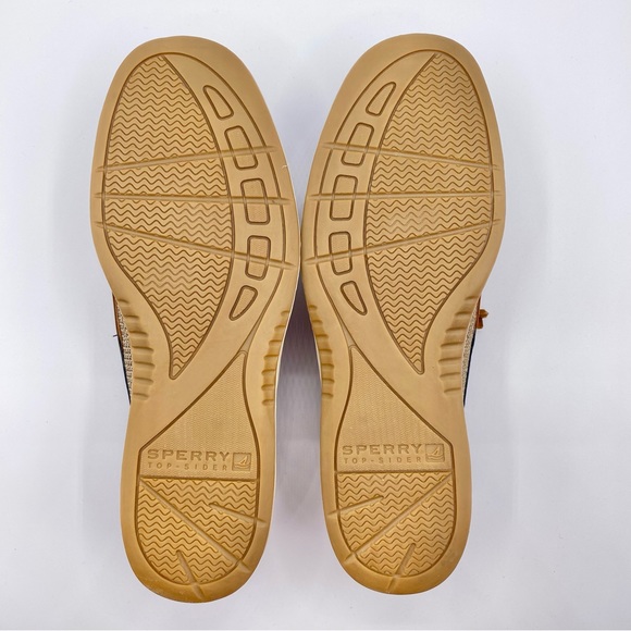 *NWOB* Sperry Top Sider Size 7.5 IVYFISH Blue Leather Shoes - Picture 8 of 10